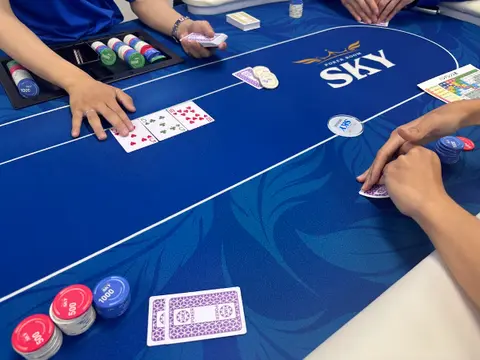 Poker room SKY - Casino in Fukuoka, Japan