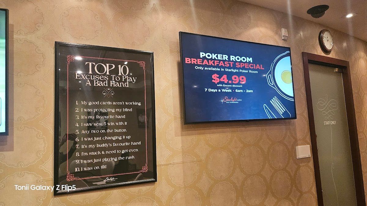 Starlight Poker Room - Casino in New Westminster, Canada